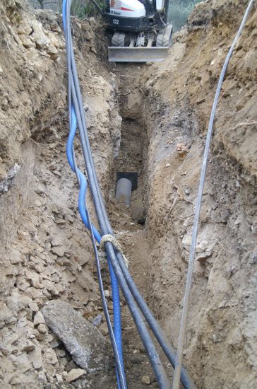 Réseau Pluvial avec réseau d'arrosage dans les ALpilles